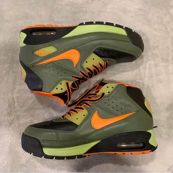 Nike Other - Nike Air Max 90 Boot Army Dark Green Men’s 10